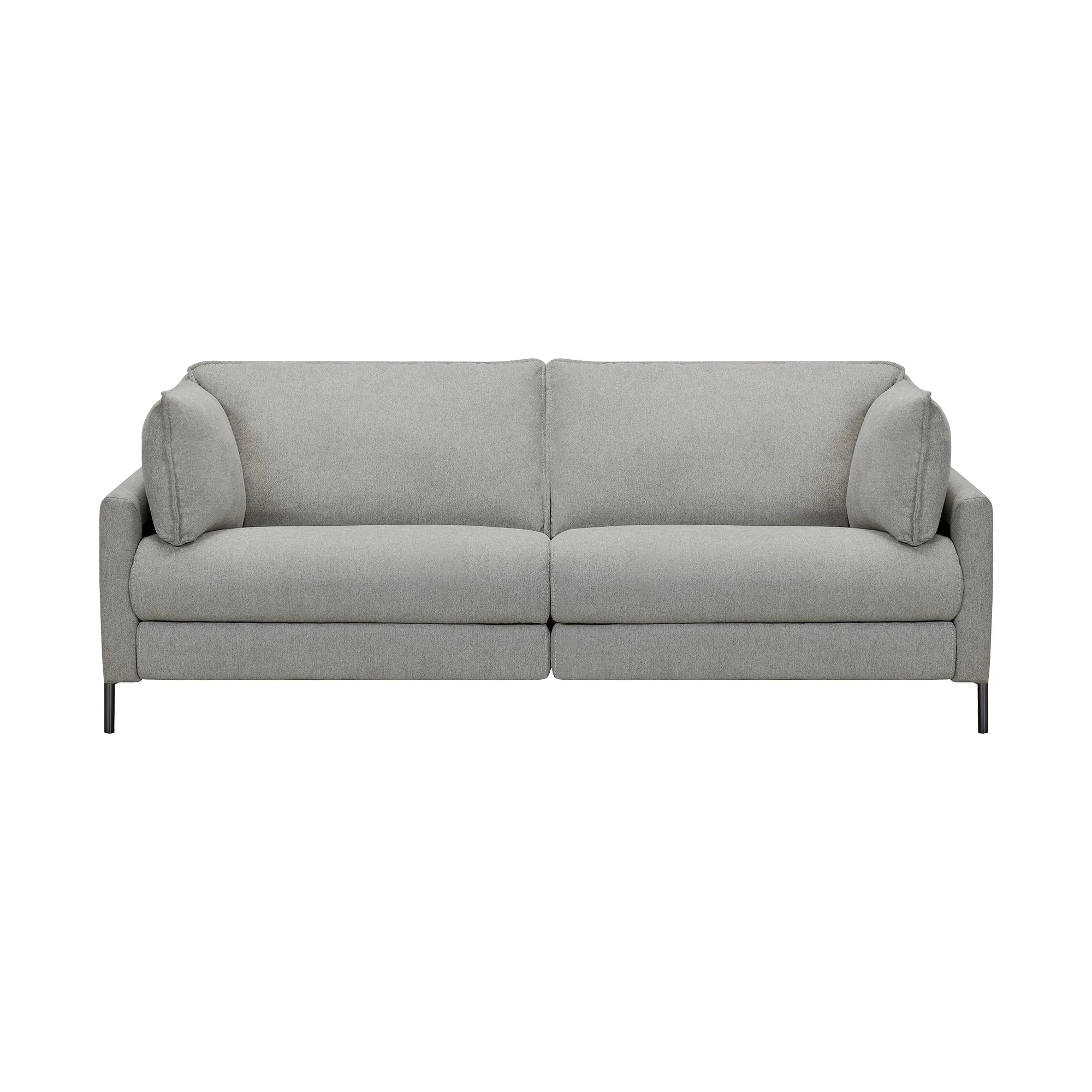 Juliett 80 Modern Gray Fabric Power Reclining Sofa