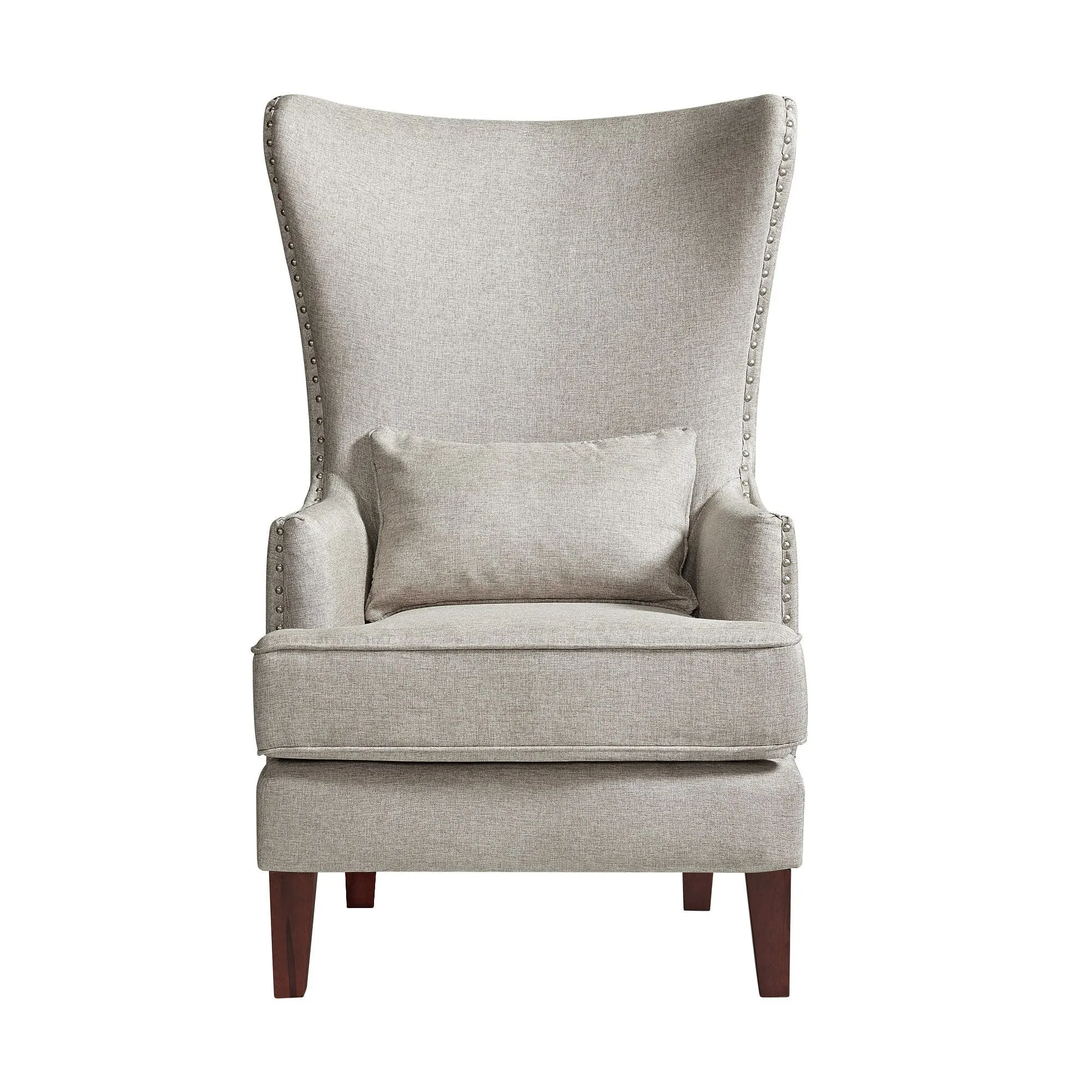 Kori - Chair With Chrome Nails - Heirloom Gray (3A packaging)