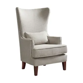 Kori - Chair With Chrome Nails - Heirloom Gray (3A packaging)