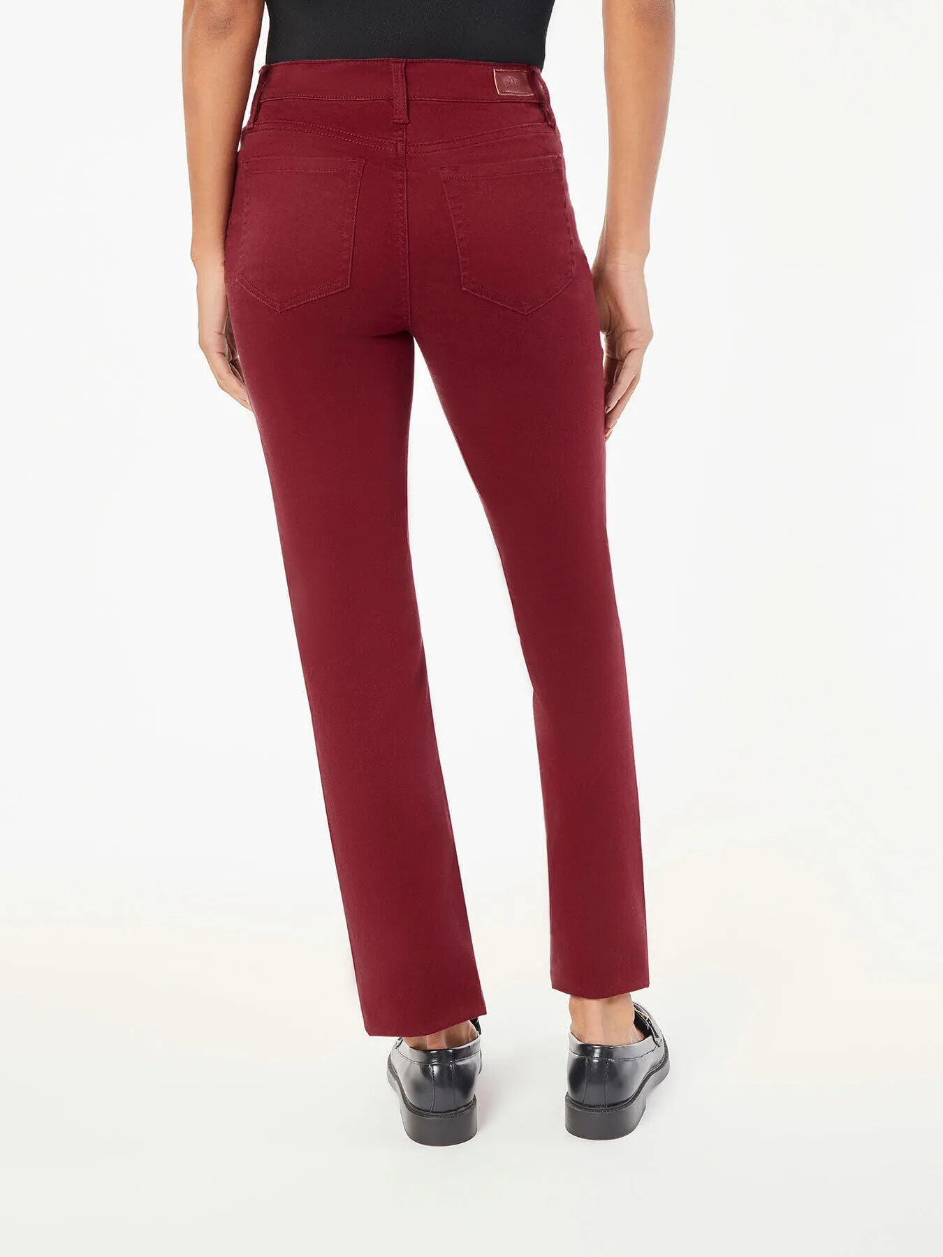 Lexington Straight Leg Jeans, Bordeaux