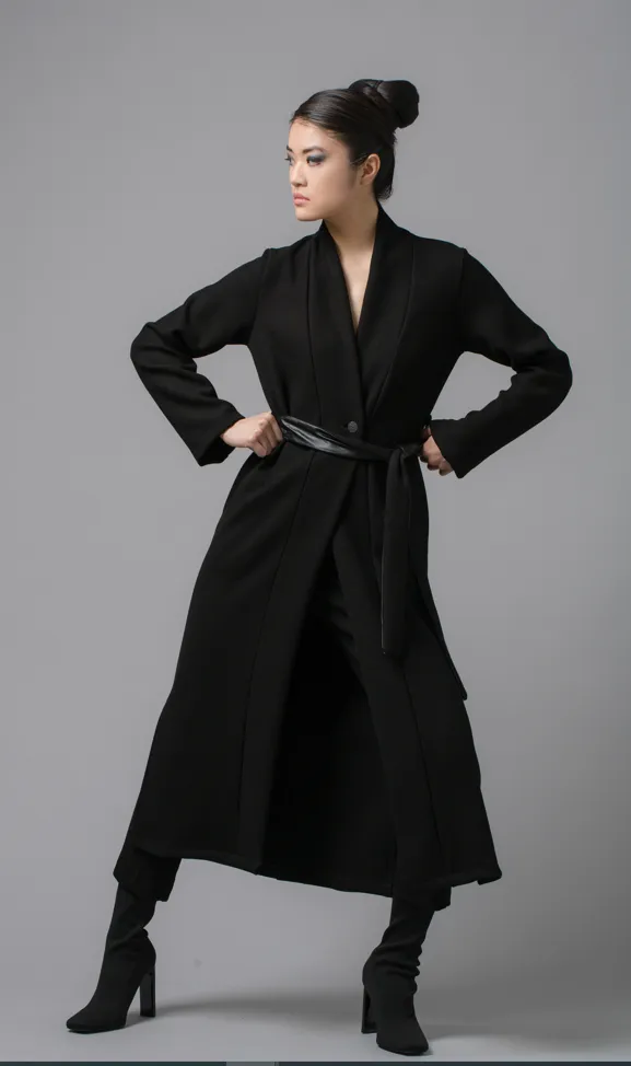 Lotus Eaters Quartr Black Coat