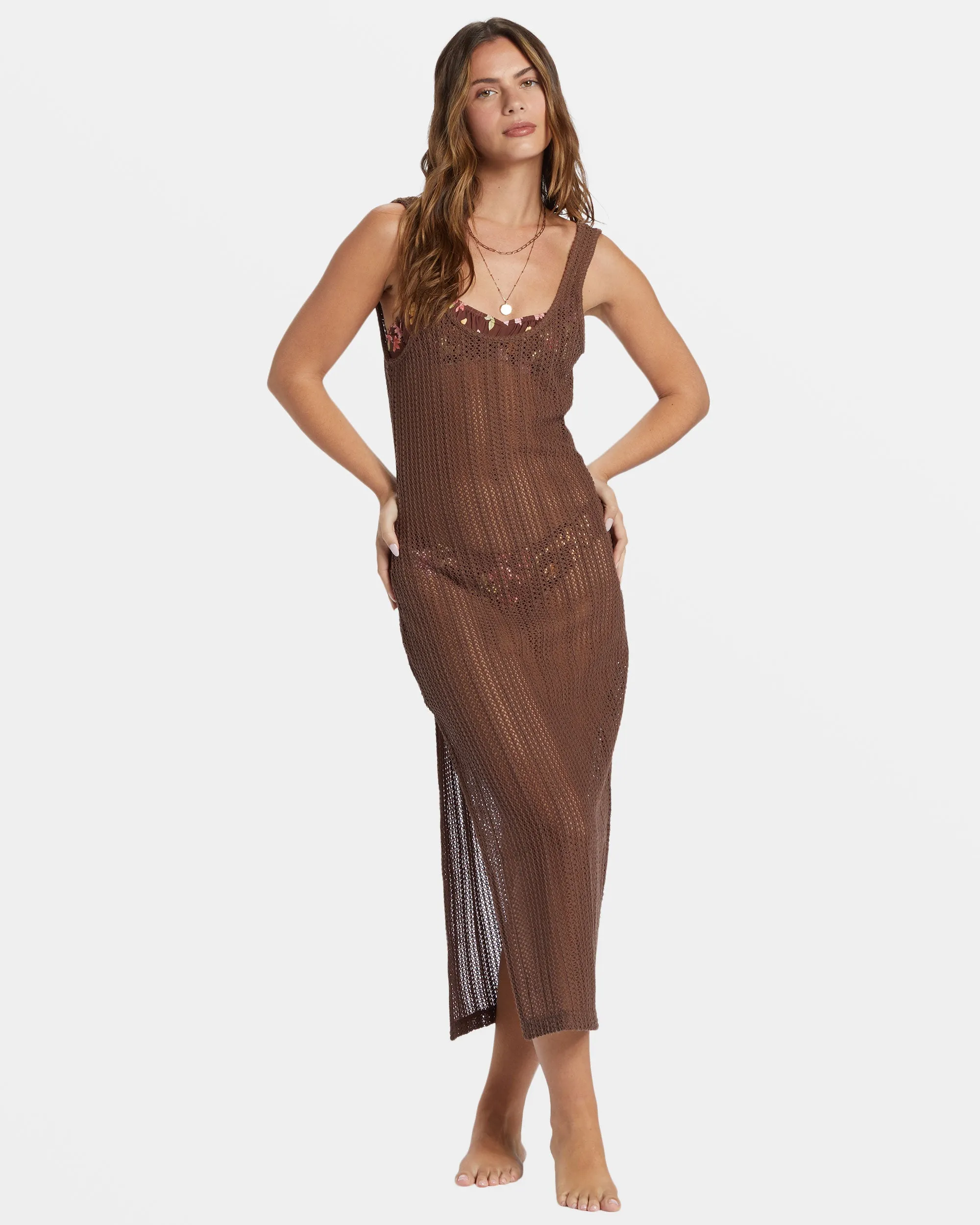 Lunar Days Midi Swim Cover-Up - Kona