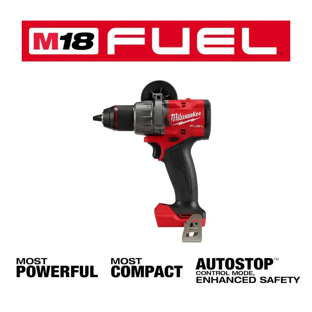 Milwaukee 2903-20 M18 FUEL 18V Lithium-Ion Brushless Cordless 1/2 Drill/Driver (Bare-Tool)