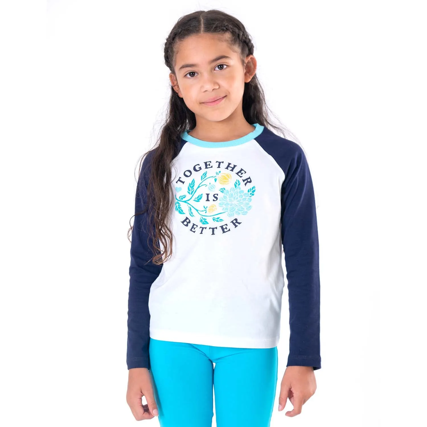 Organic Cotton Girl Shirts - Long Sleeve Tee 2 Pack