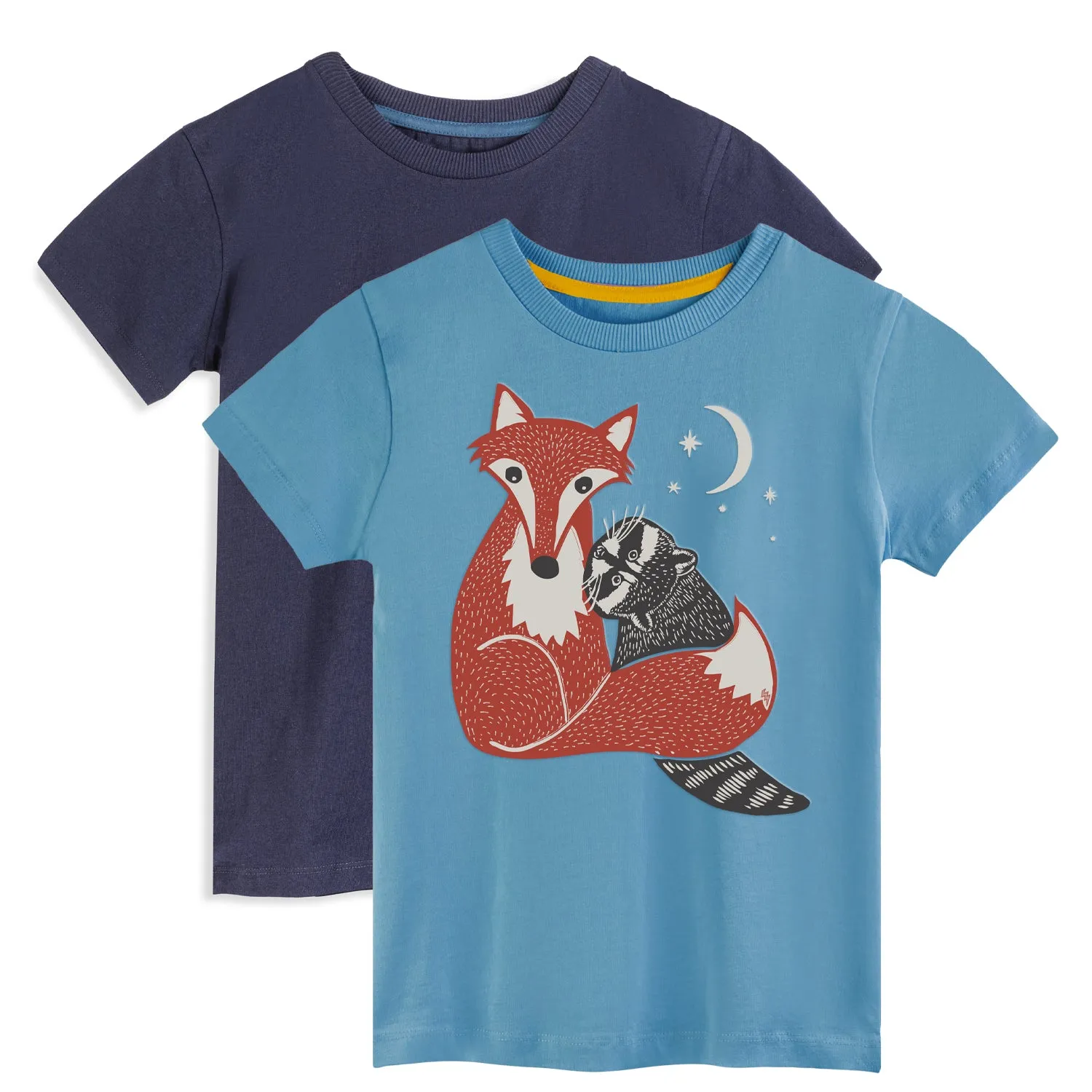 Organic Cotton Kids Graphic Tee 2-Pack