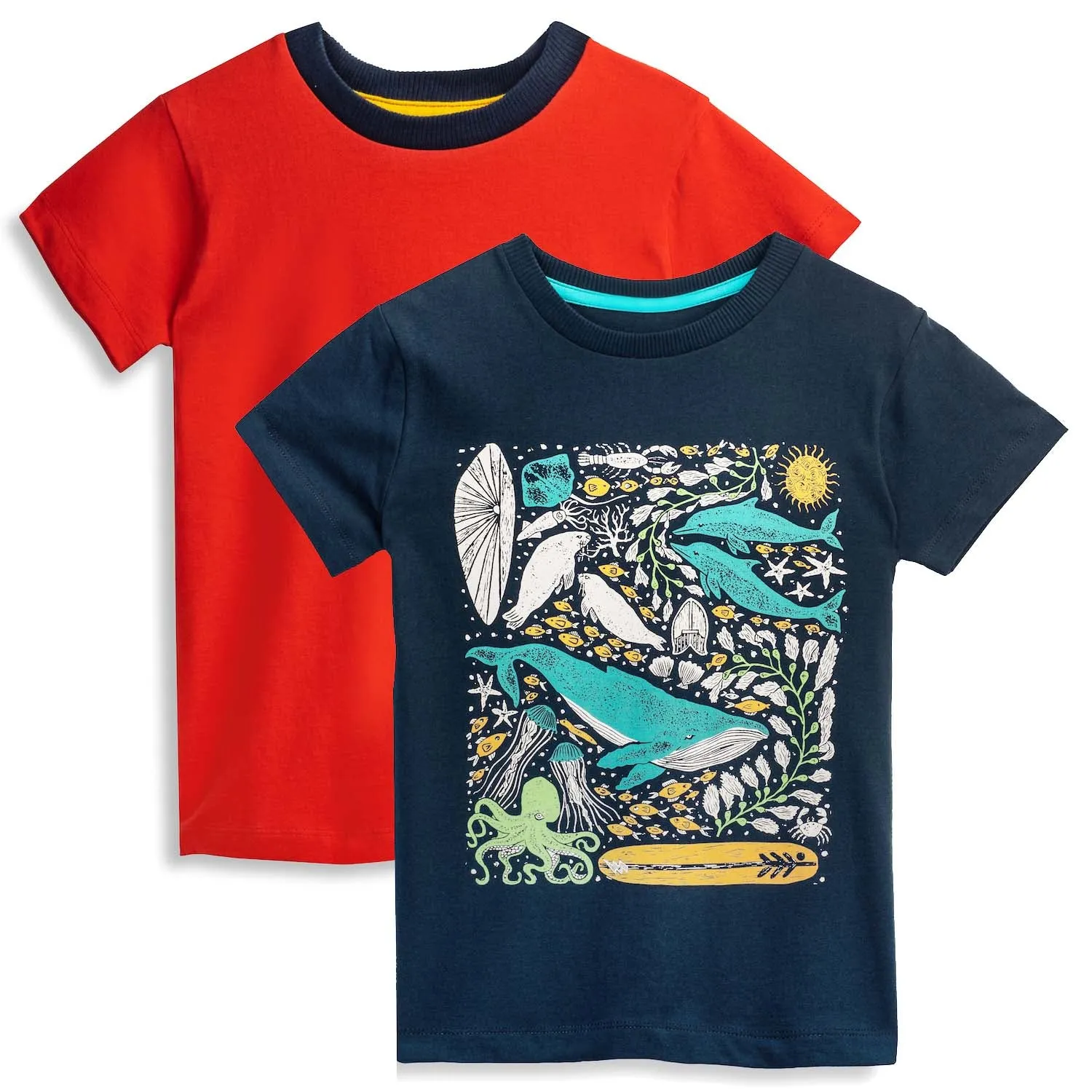 Organic Cotton Kids Graphic Tee 2-Pack