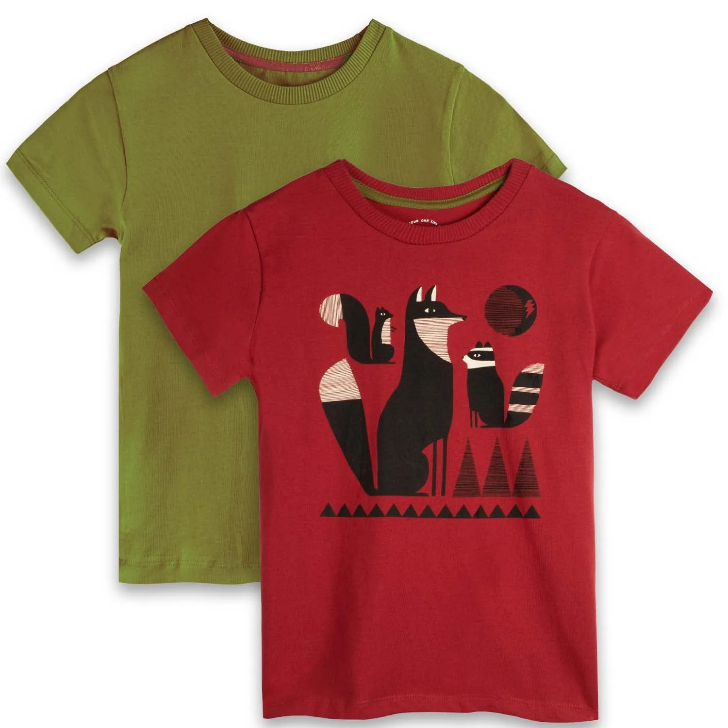 Organic Cotton Kids Graphic Tee 2-Pack