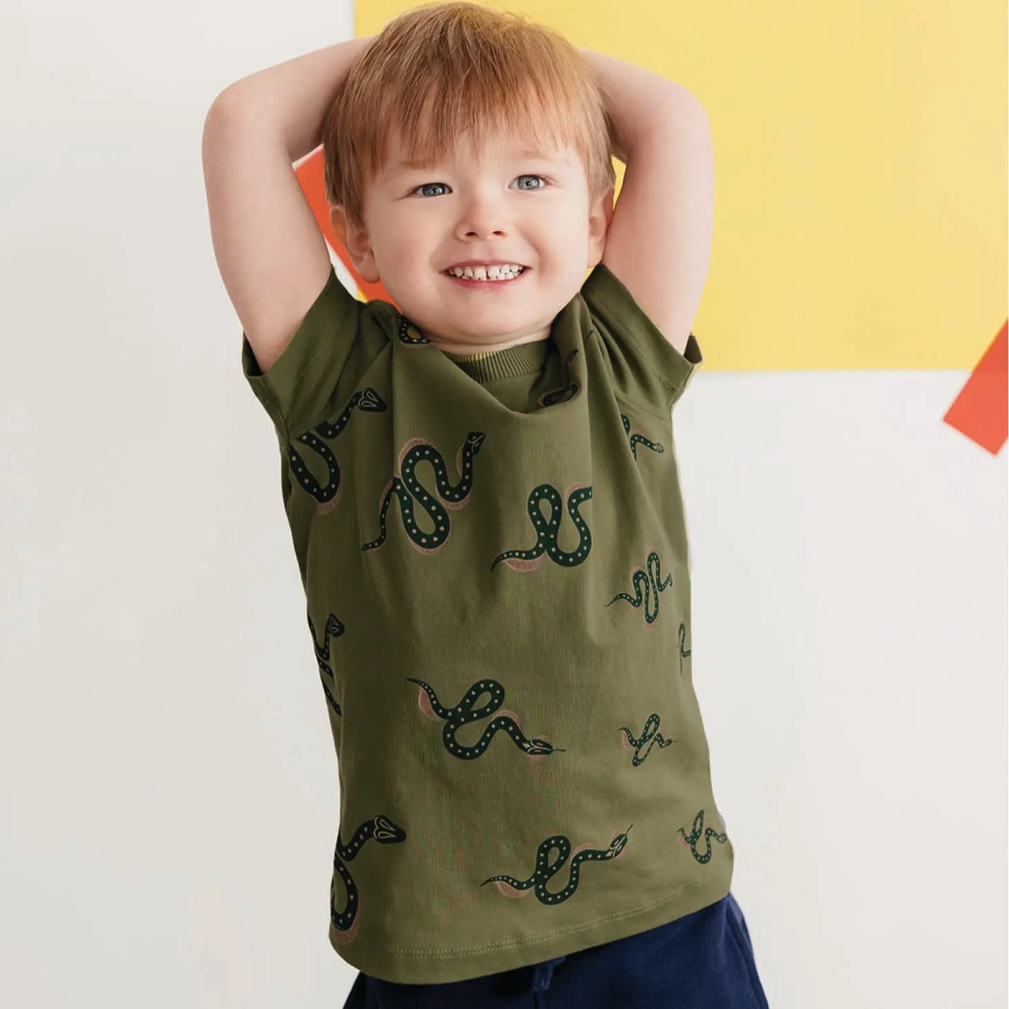 Organic Cotton Kids Single Pack Graphic Tee