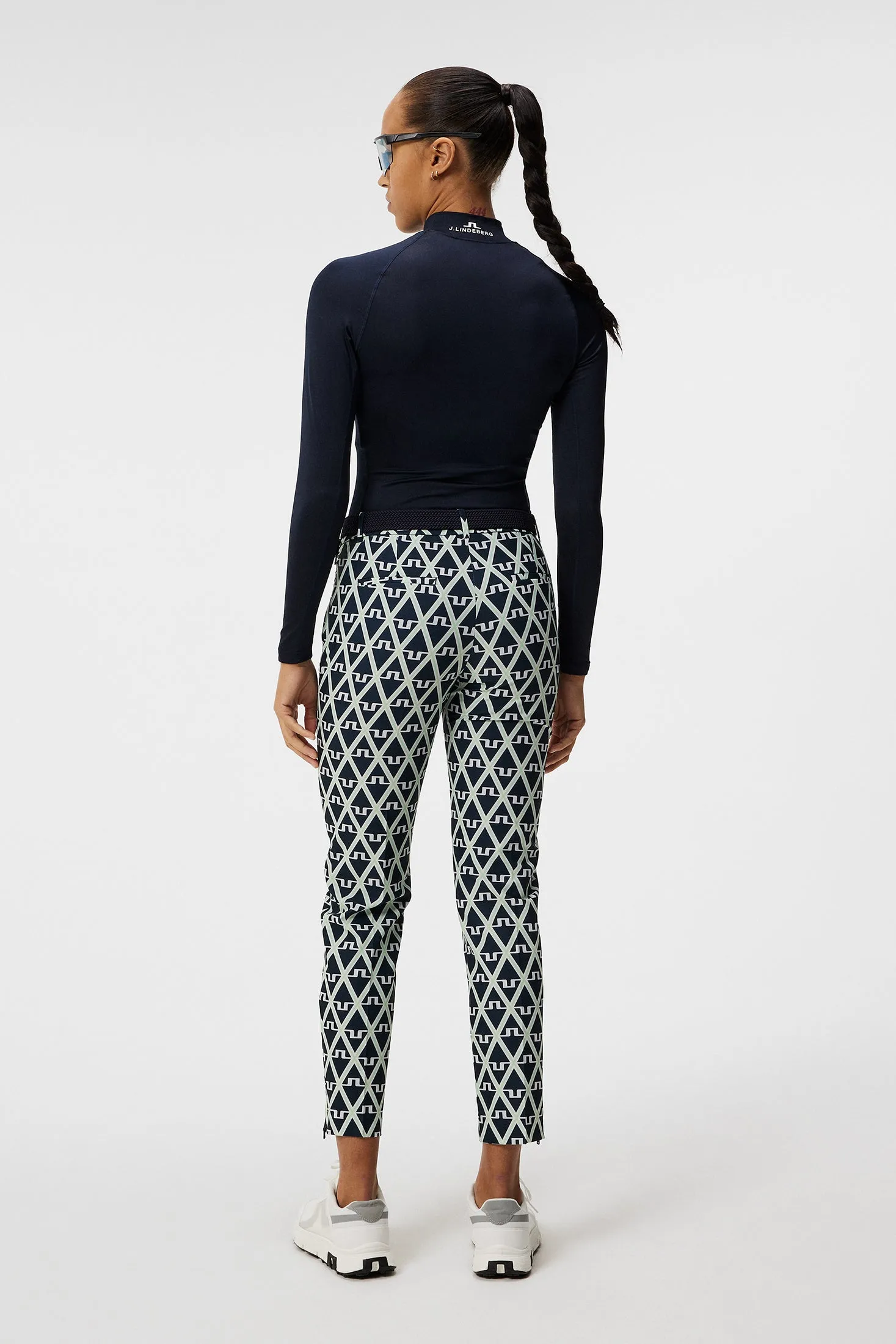 Pia Print Pant / Geo JL Navy