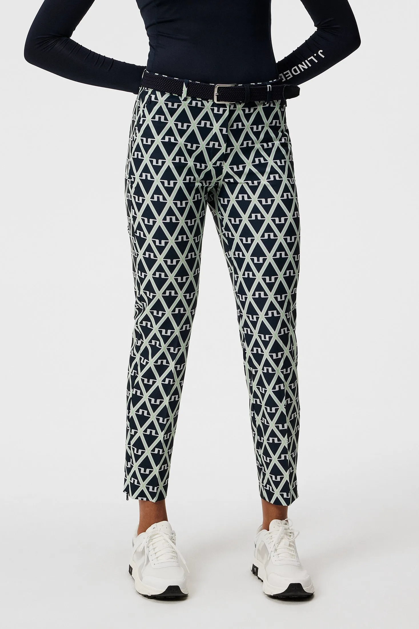 Pia Print Pant / Geo JL Navy