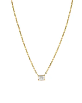 Rectangular CZ Necklace