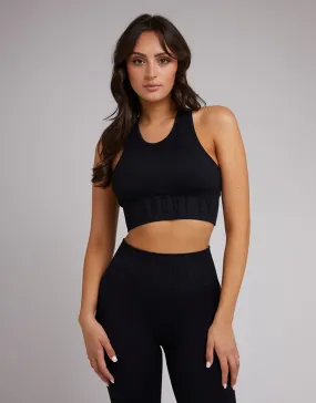 Remi Rib Bra Black