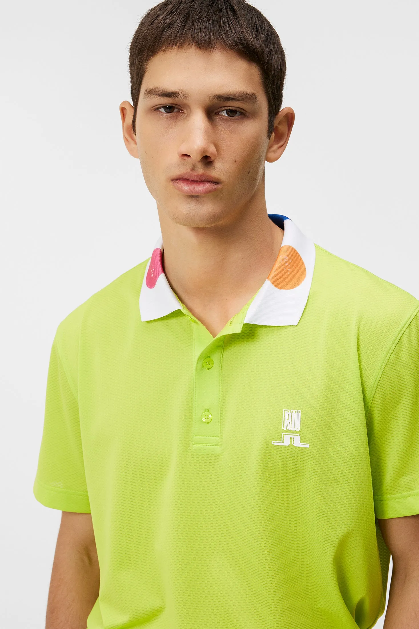 RW Tech Mesh Polo Shirt / Acid Lime