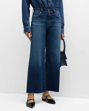 Saige Wide-Leg Crop Jean - Enigma LED1D49VNEGMA