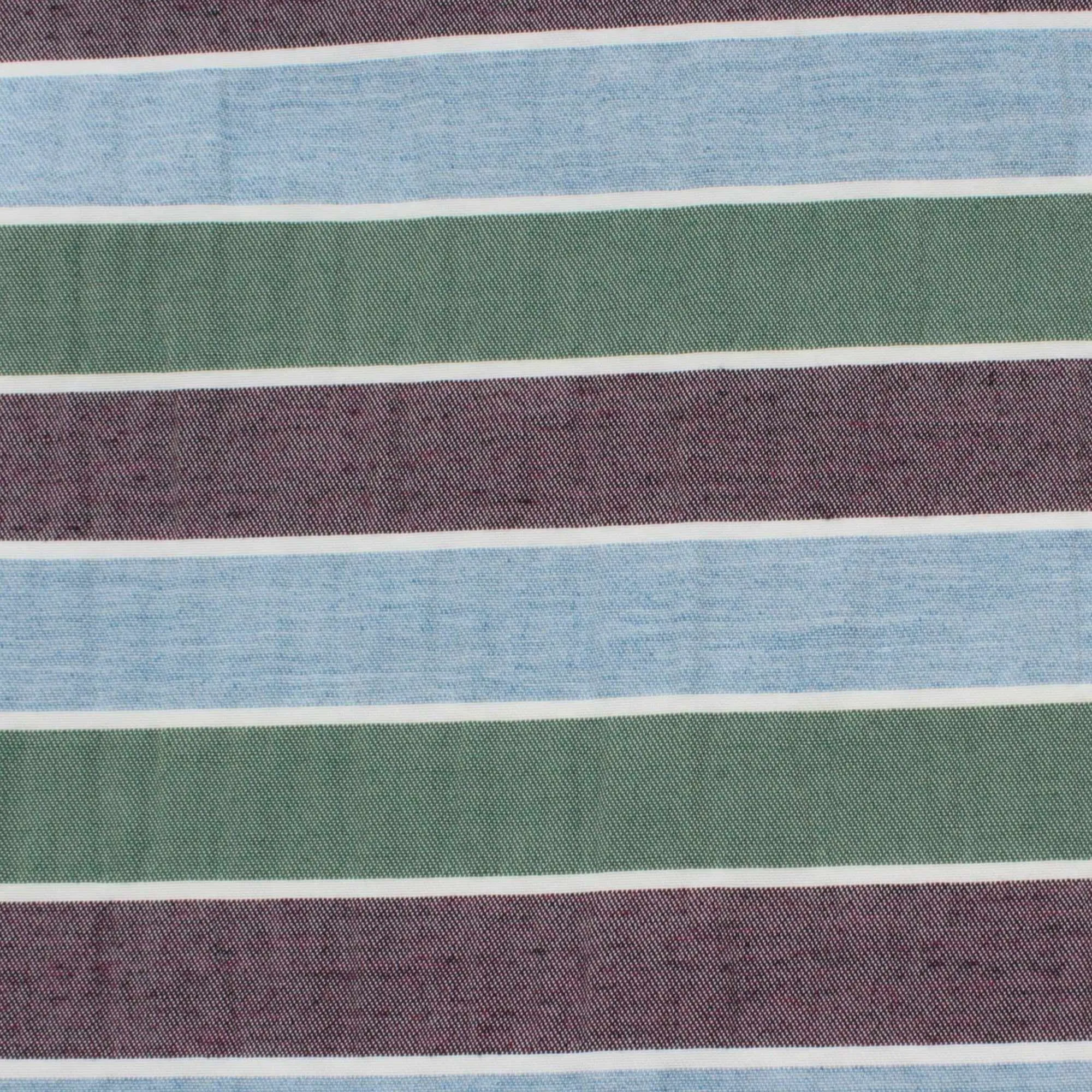 Seaqual™ Recycled Polyester and Ecovero Viscose Wrinkled Effect Fabric - Stripes