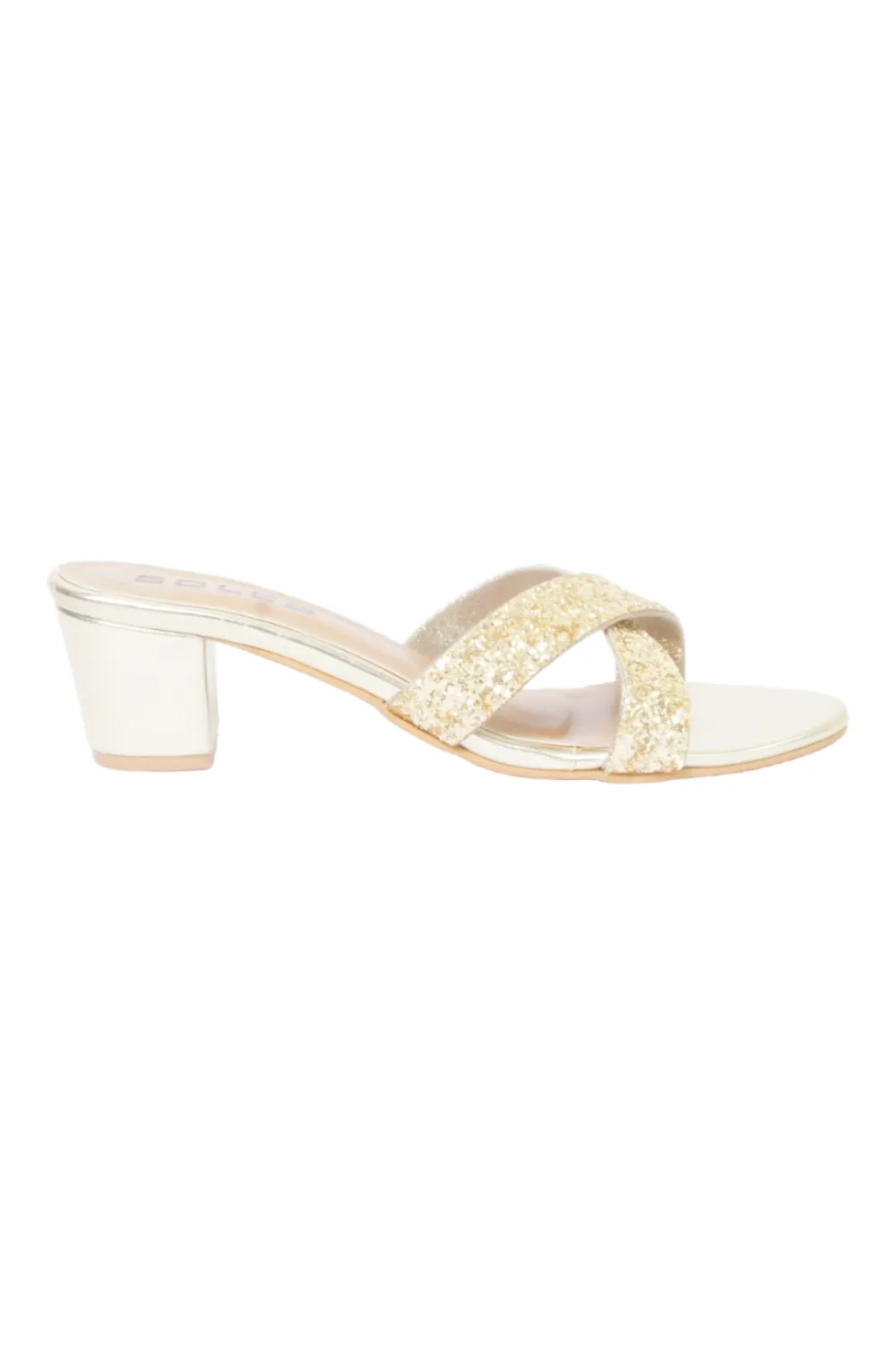 SOLES Women Gold Heels