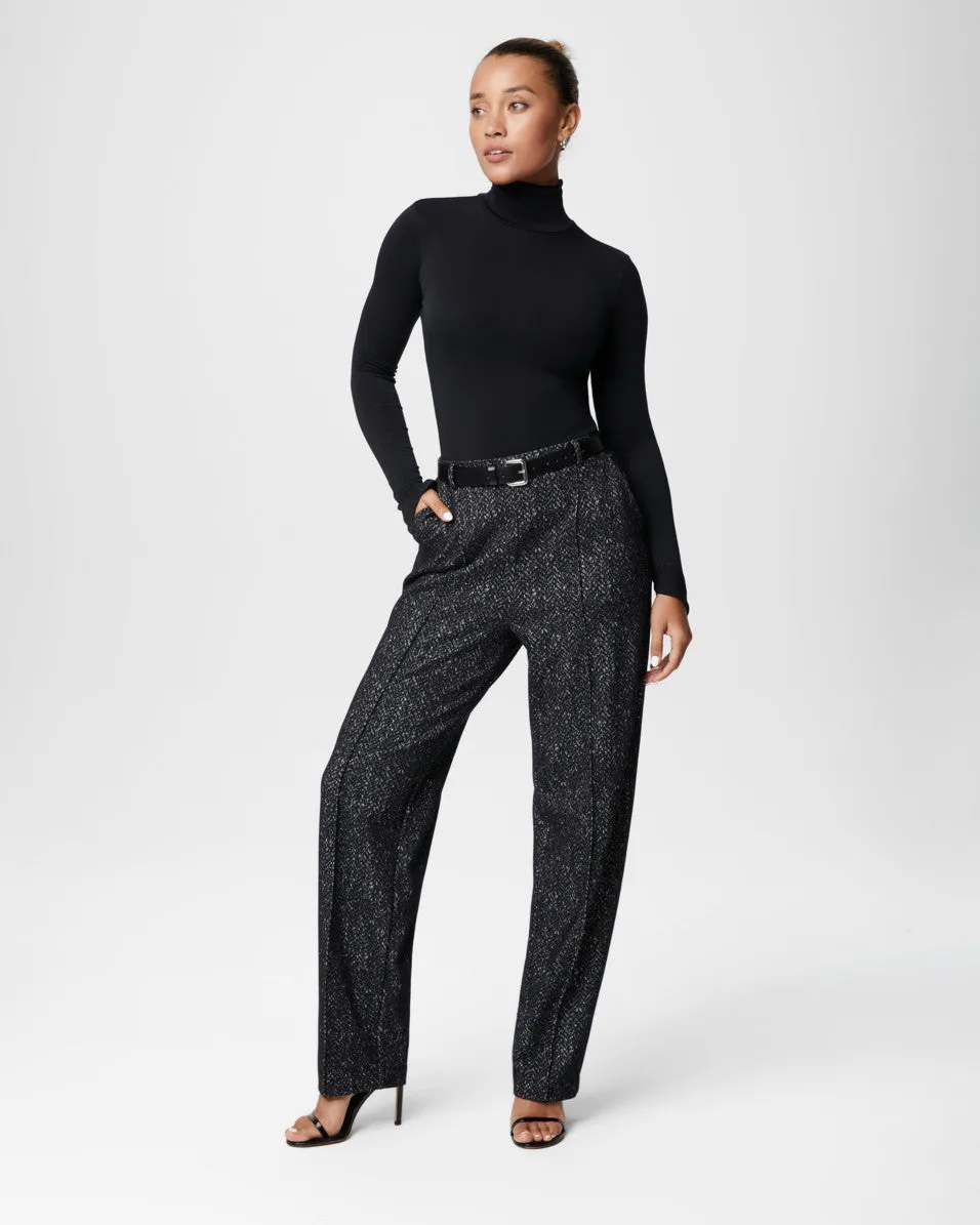 SPANX Ponte Barrel Leg Pant, Herringbone