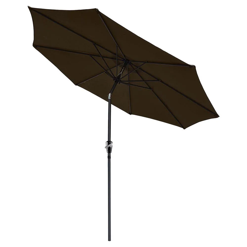 TheLAShop 9 Foot 8-Rib Tilt Outdoor Umbrella Crank Lift