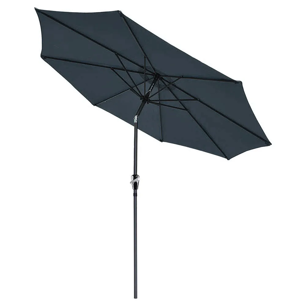 TheLAShop 9 Foot 8-Rib Tilt Outdoor Umbrella Crank Lift