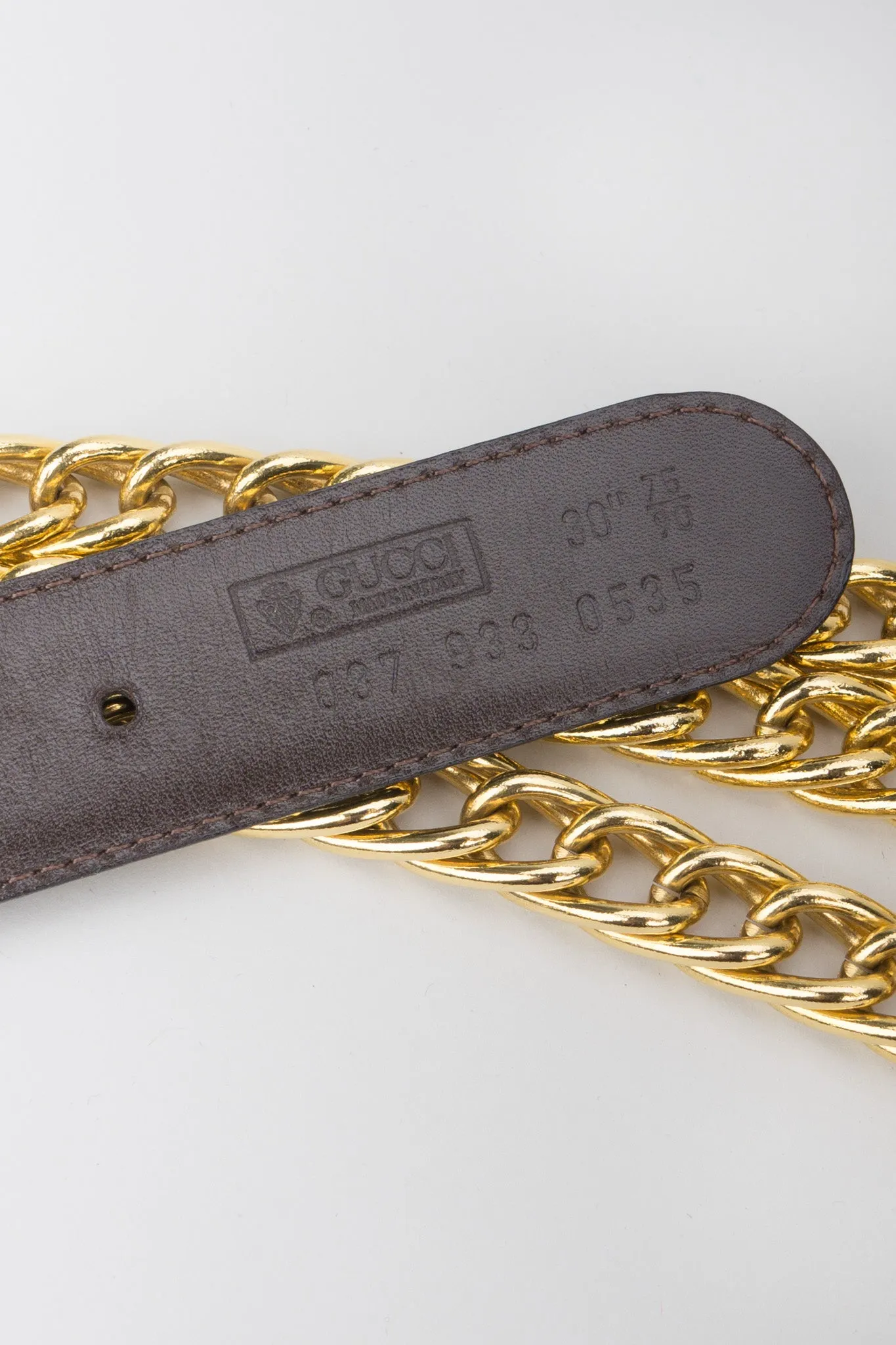 Triple Chain Buckle Belt