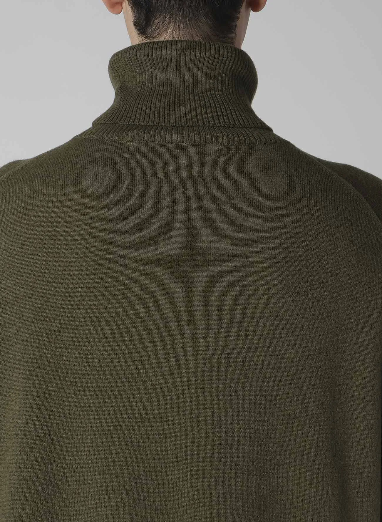 TURTLE NECK INTARSIA KNIT WITH Y's for men LOGO