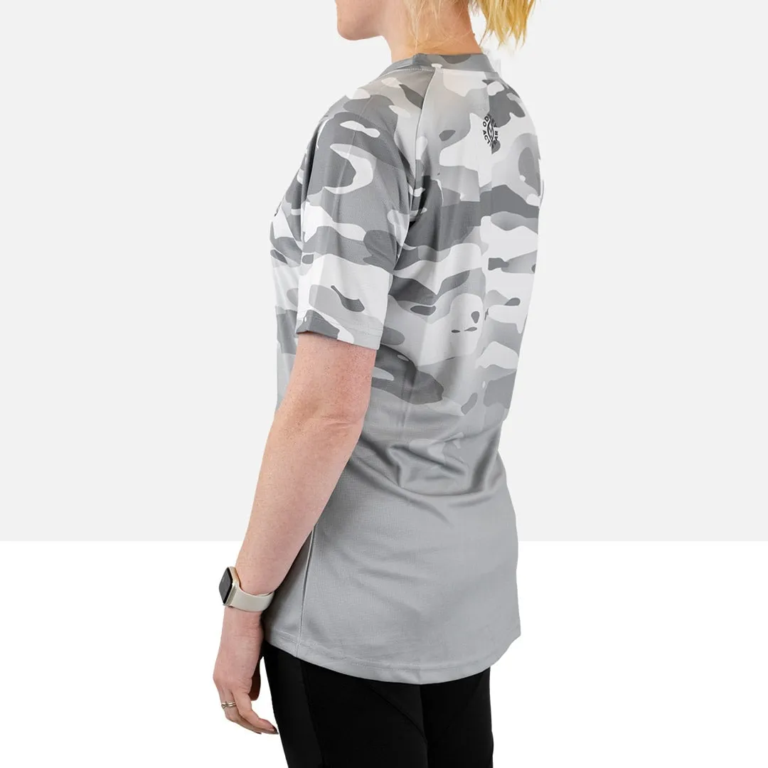 Women’s Arctic Camo Short Sleeve MTB Jersey