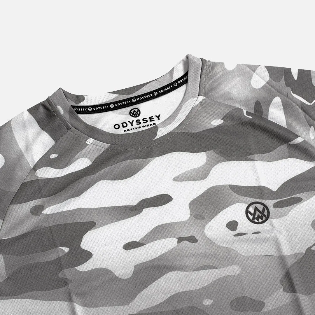 Women’s Arctic Camo Short Sleeve MTB Jersey