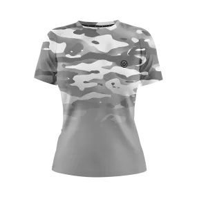 Women’s Arctic Camo Short Sleeve MTB Jersey