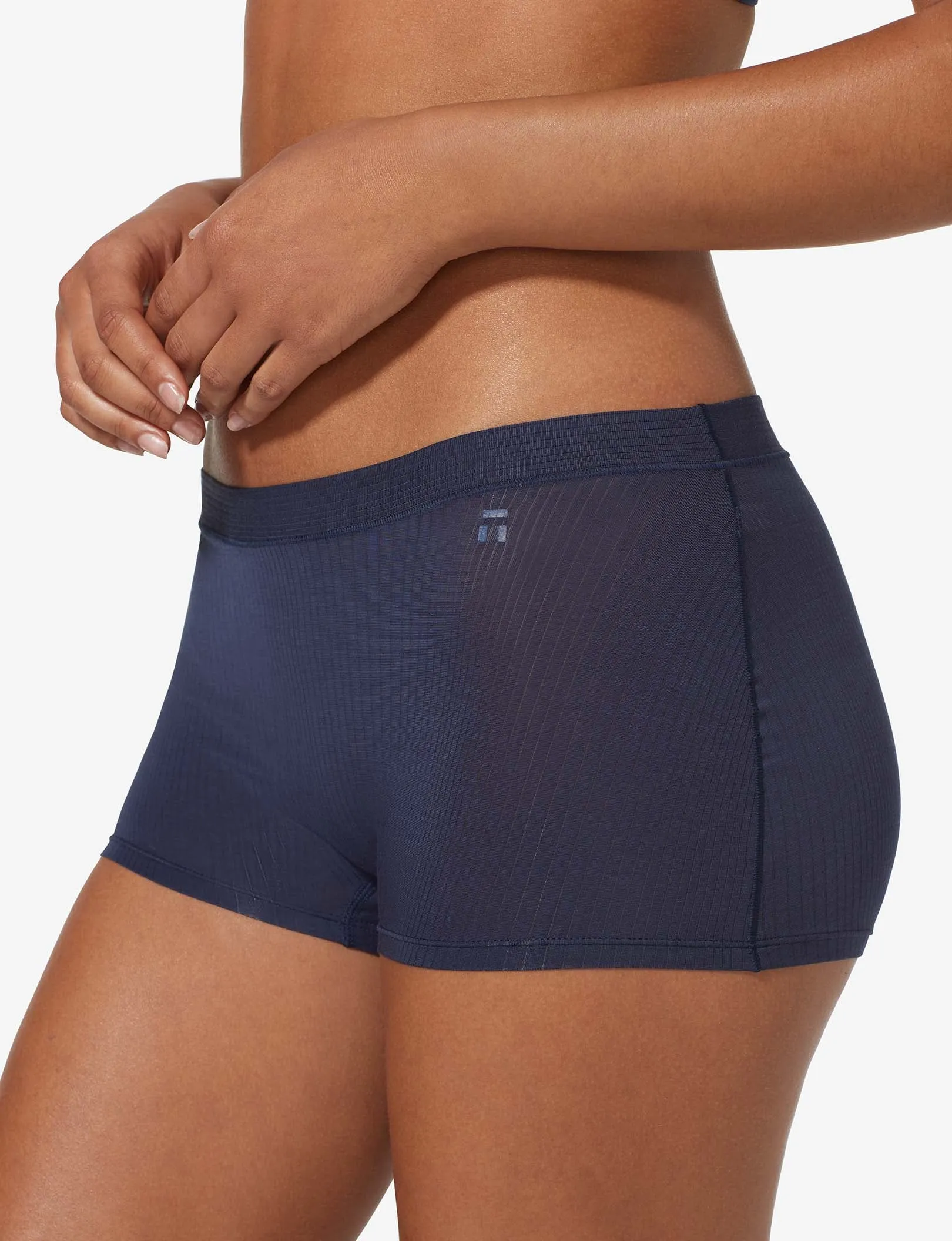 Women's Second Skin Luxe Rib Boyshort