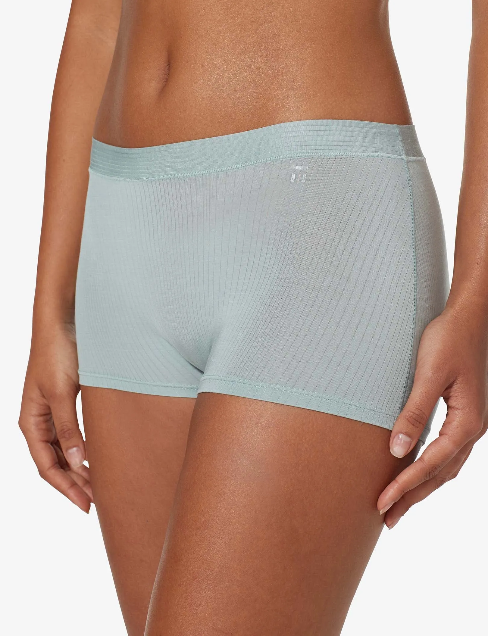 Women's Second Skin Luxe Rib Boyshort