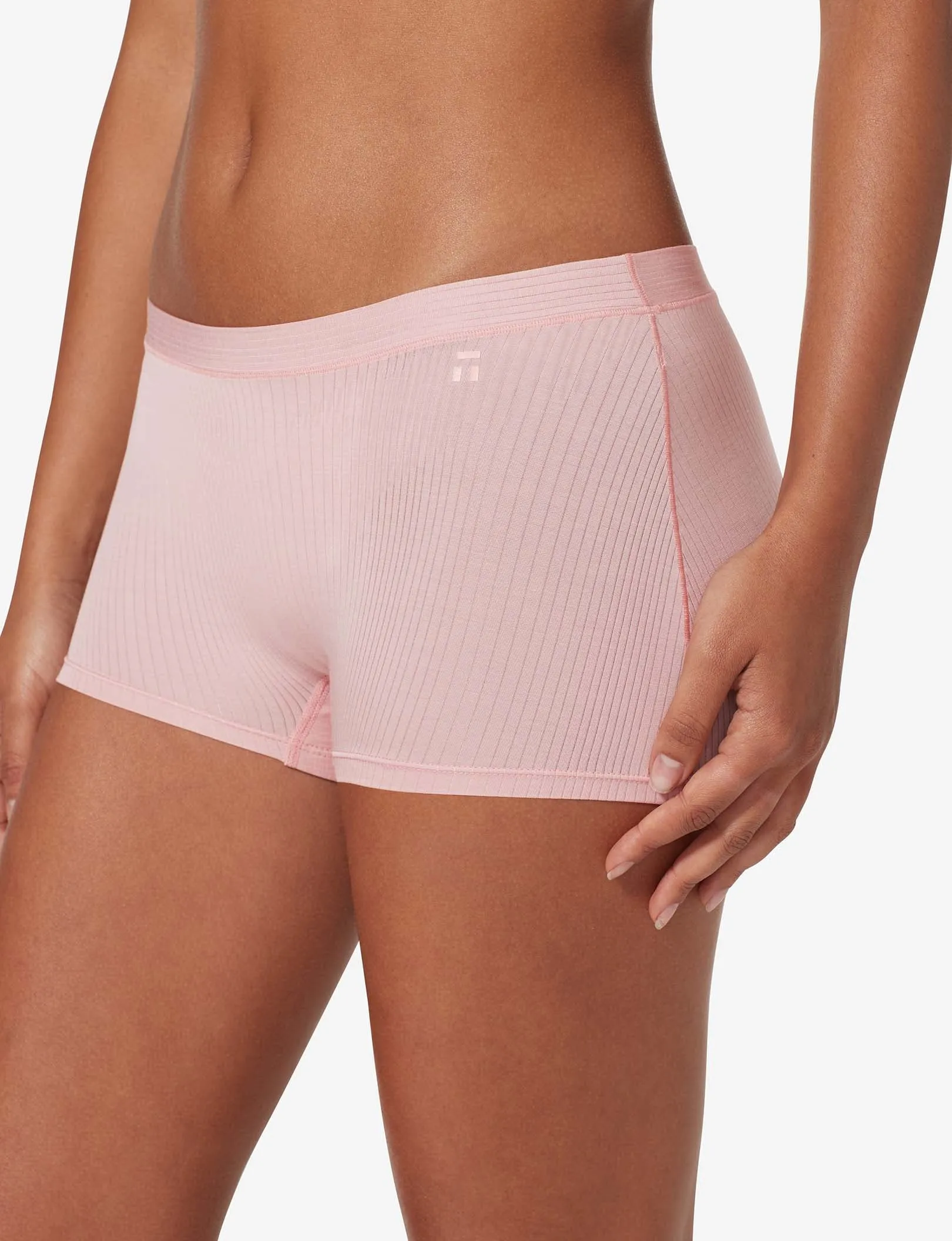 Women's Second Skin Luxe Rib Boyshort