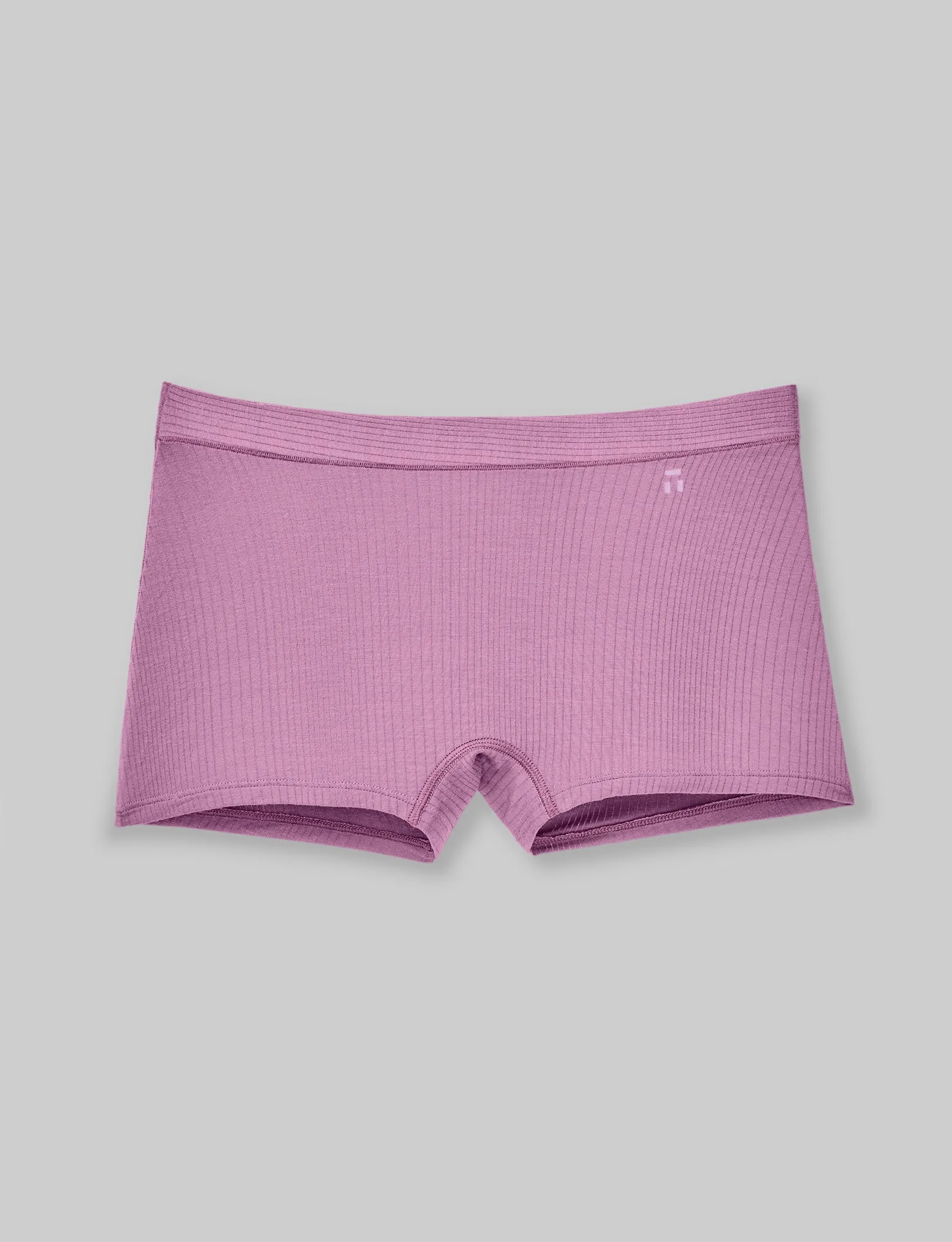 Women's Second Skin Luxe Rib Boyshort