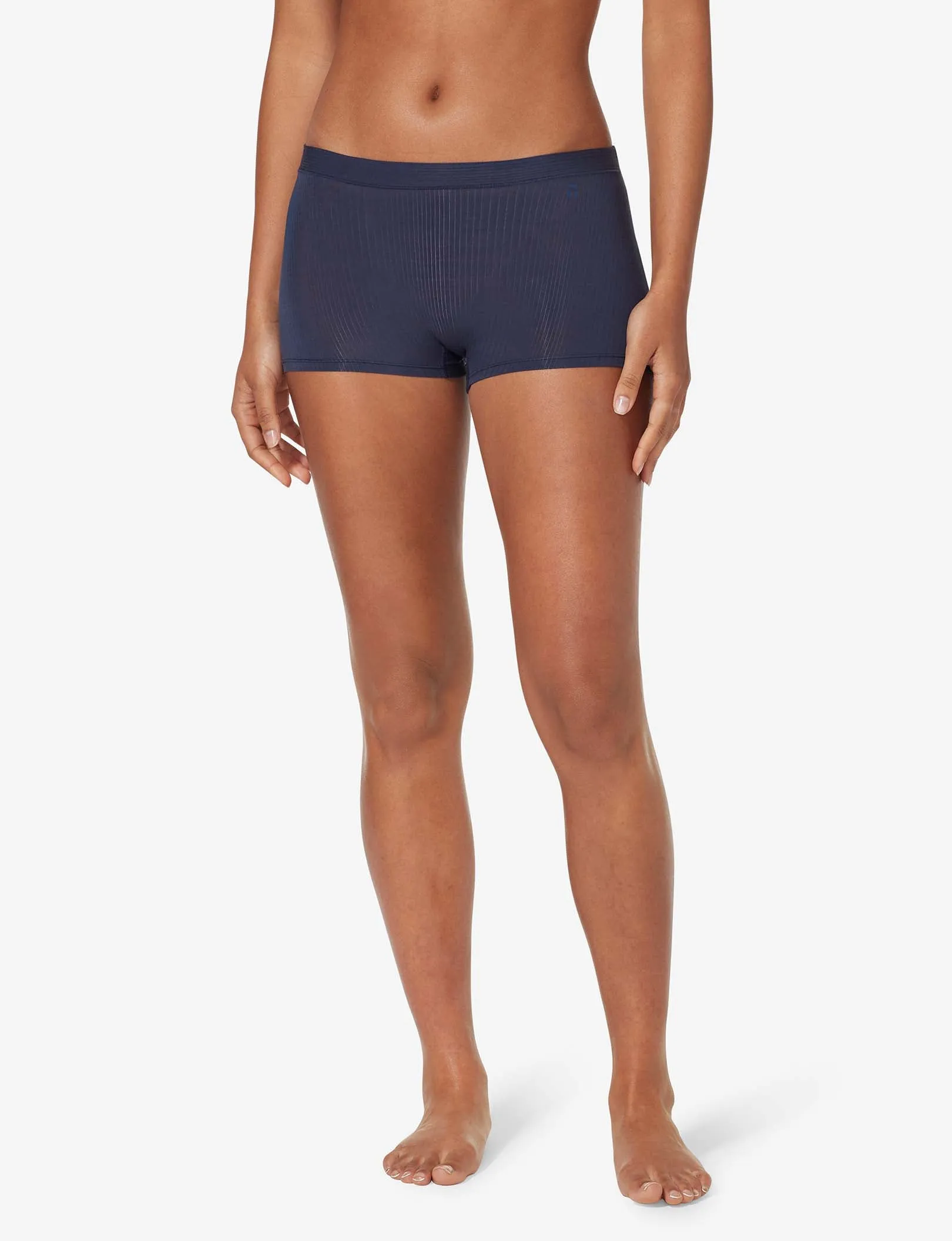 Women's Second Skin Luxe Rib Boyshort