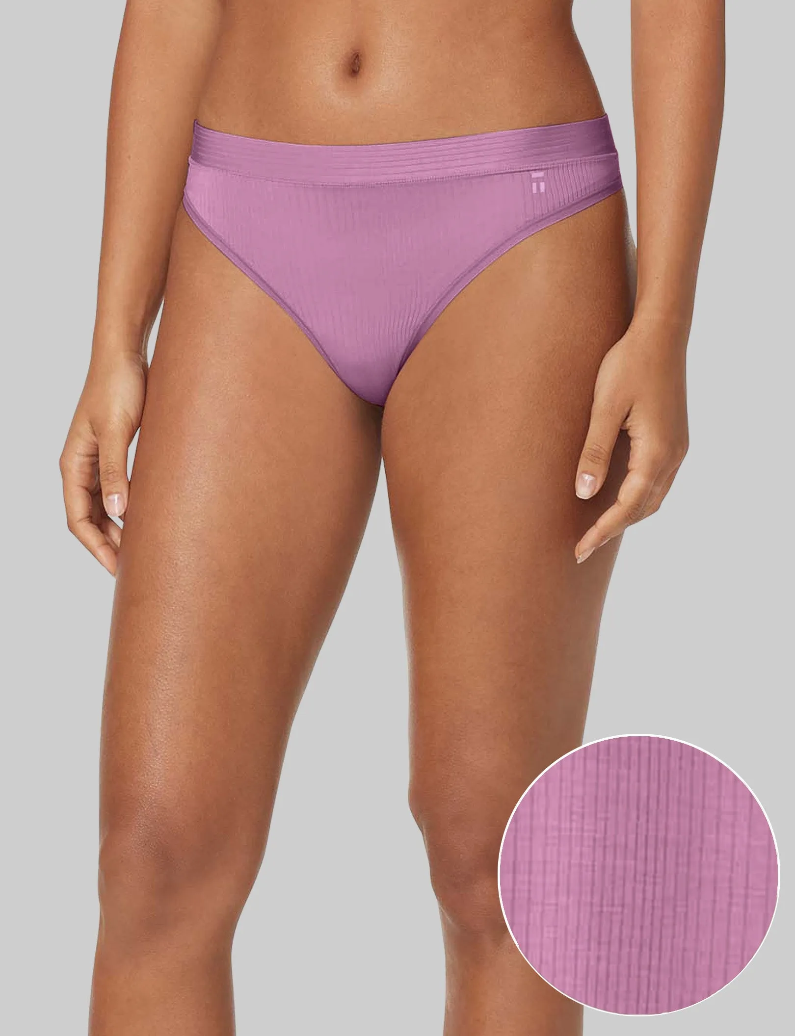 Women's Second Skin Luxe Rib Thong