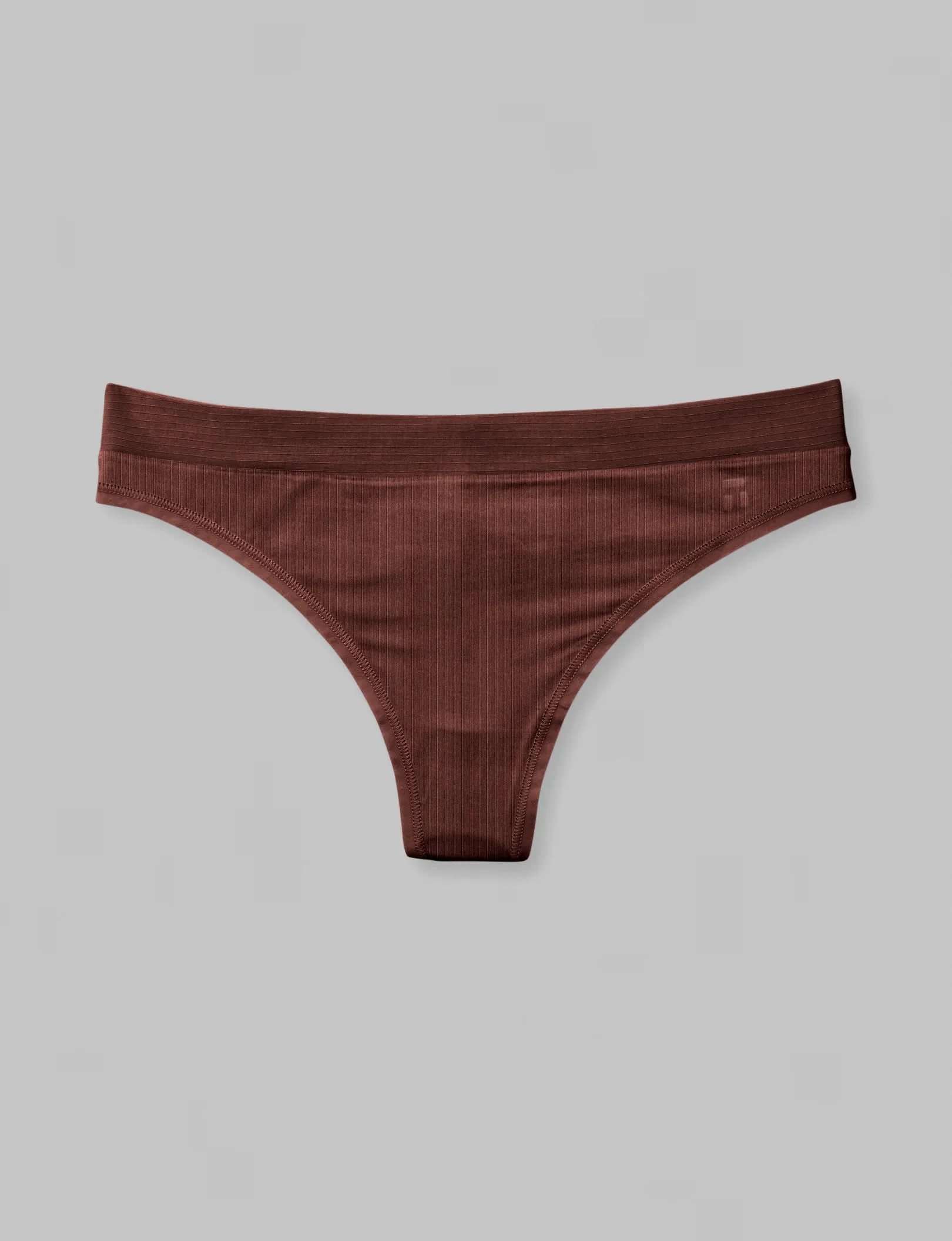 Women's Second Skin Luxe Rib Thong